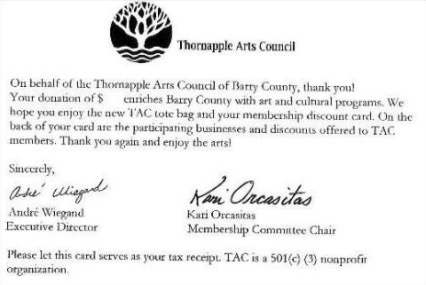 Thornapple Arts Council